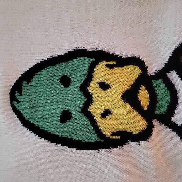 100% authentic LOUIS VUITTON LACQUARD KNIT SHORT SLEEVE TOP - Picture 11 of 15